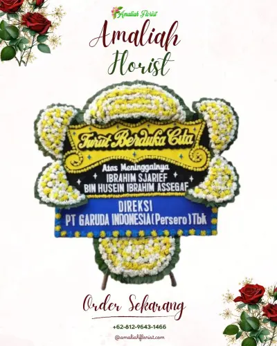 Papan Bunga Duka di Kubu